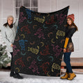 Zodiac Cat Fleece Blanket For Cat Lover-Gear Wanta