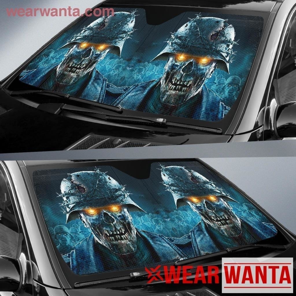 Zombie Army Video Game Car Sun Shade-Gear Wanta