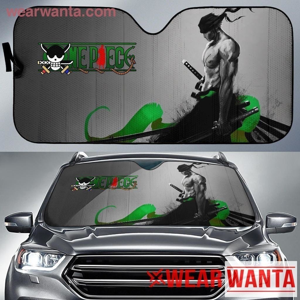 Zoro One Piece Car Sun Shade NH06-Gear Wanta