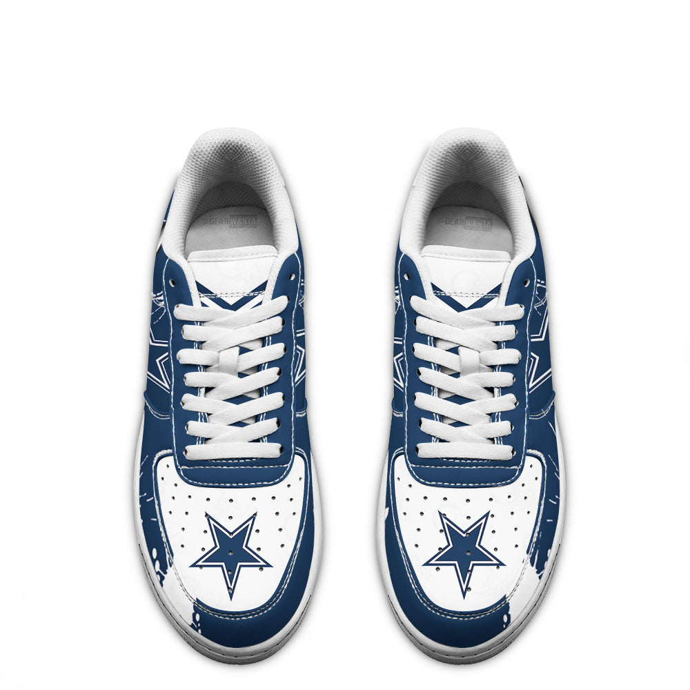 Dallas Cowboys Air Sneakers Gifts For Fans-Gear Wanta