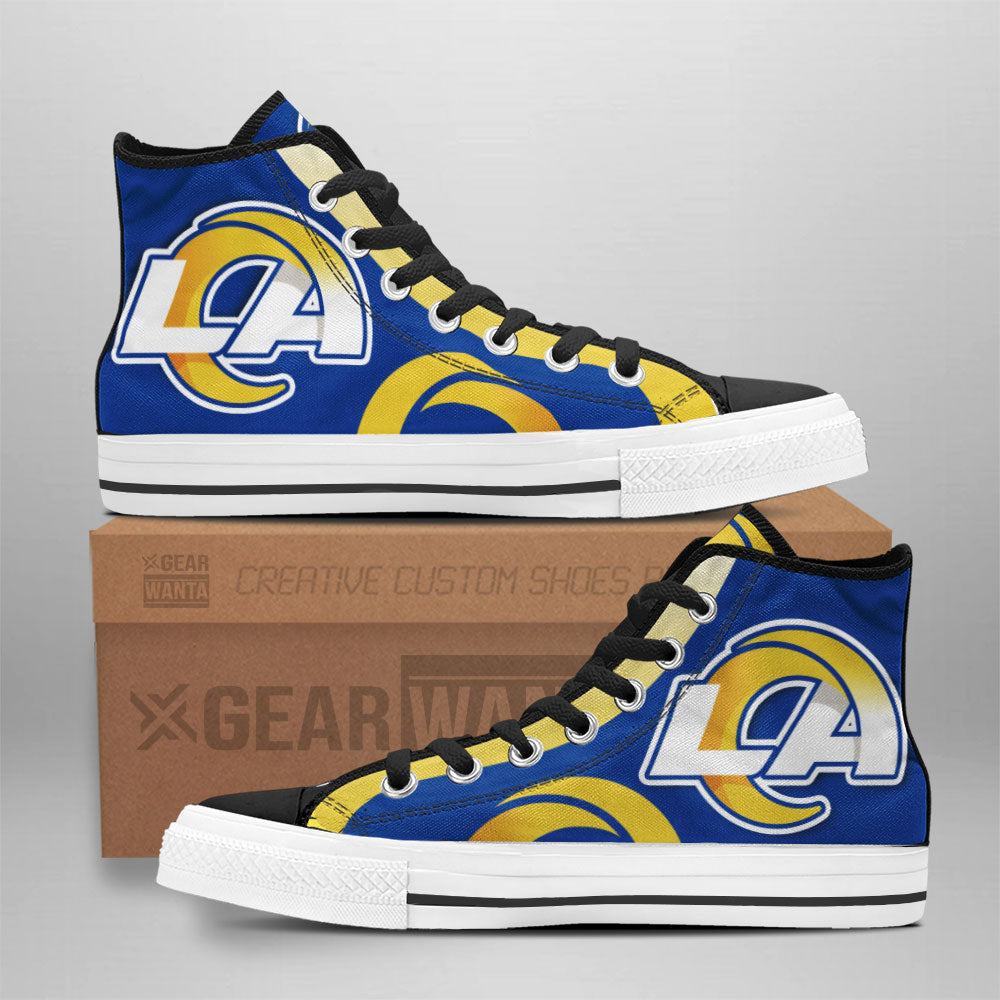 Los Angeles Rams High Top Shoes Custom Sneakers Gift For Fan-Gear Wanta