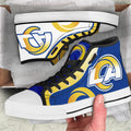 Los Angeles Rams High Top Shoes Custom Mix Sneakers-Gear Wanta